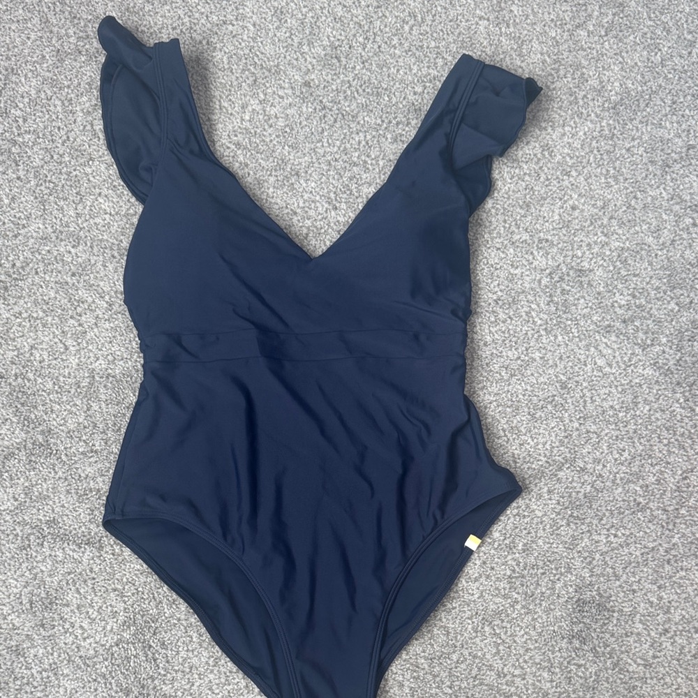 Navy Blue Summersalt  One Piece Swimsuit